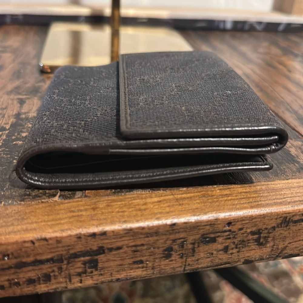 Gucci GG Canvas Compact Wallet Black - Picture 4 of 7